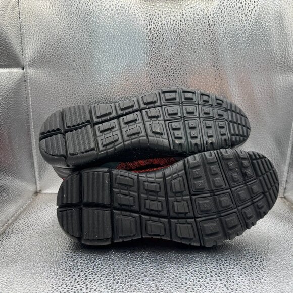 Size 7 Nike Fly Knit Chukka Womens Bright Crimson Black Running Shoes 805093-603 - Picture 11 of 12